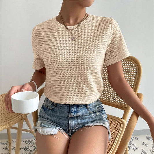 Dames chemisier en coton structuré Chic und Stil