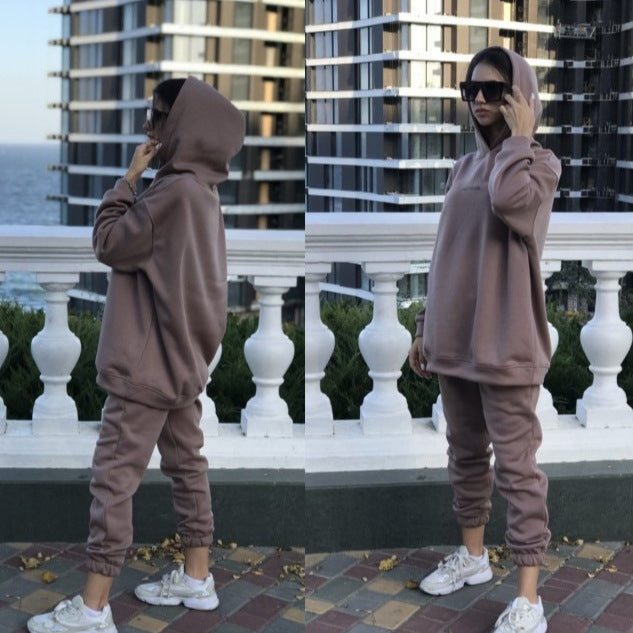 Women's oversized hoodie and jogger pants set Chic and Style