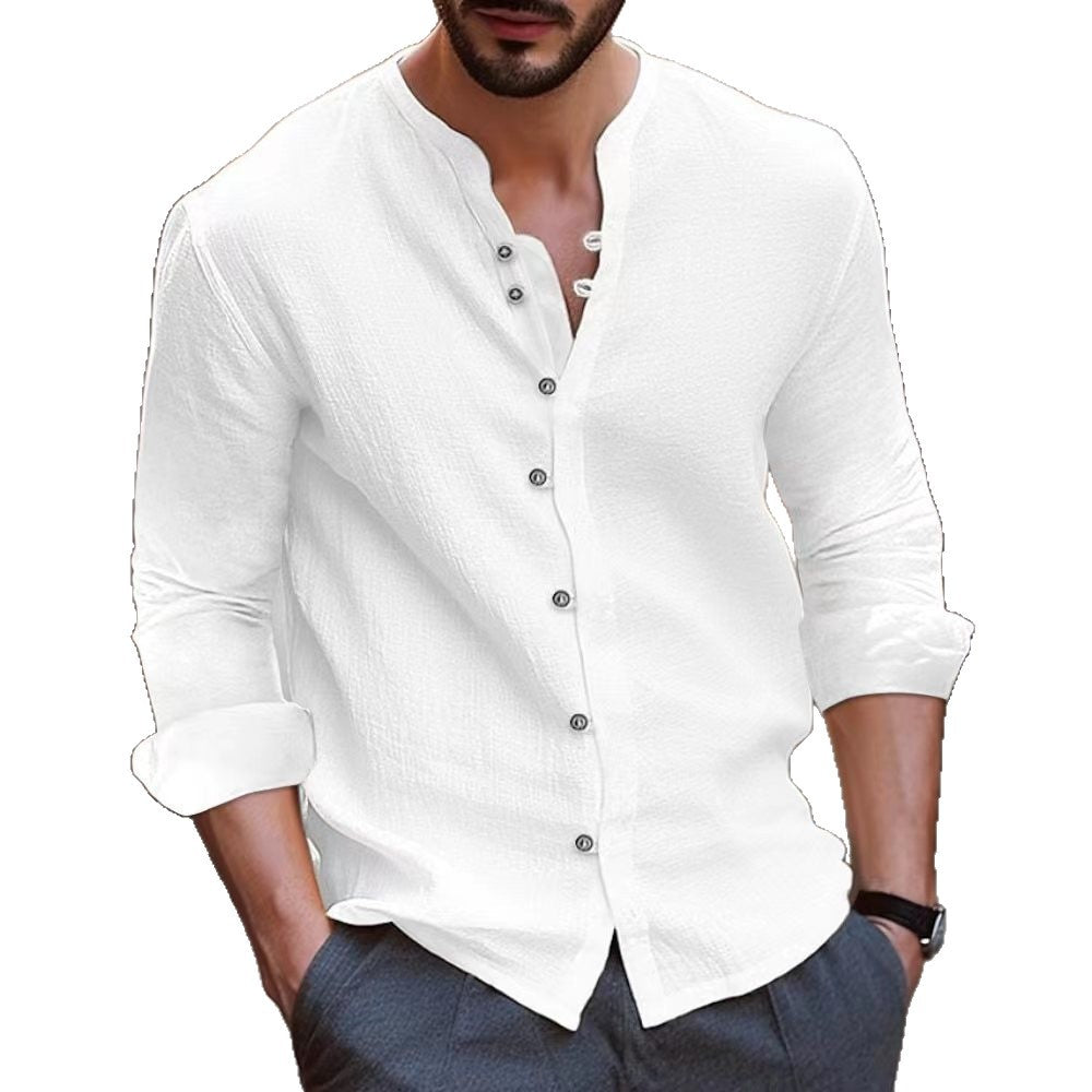 Chemise décontractée pour hommes avec patte de boutonnage et coupe moderne Chic und Stil