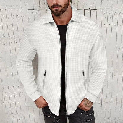 Veste de loisirs masculine à la mode avec poches zippées tendance Chic und Stil