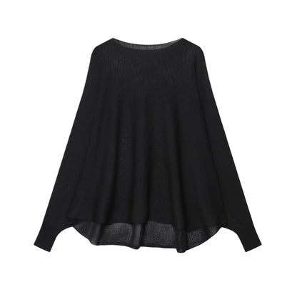Pull en tricot décontracté pour femmes avec une coupe ample et un col rond Chic und Stil