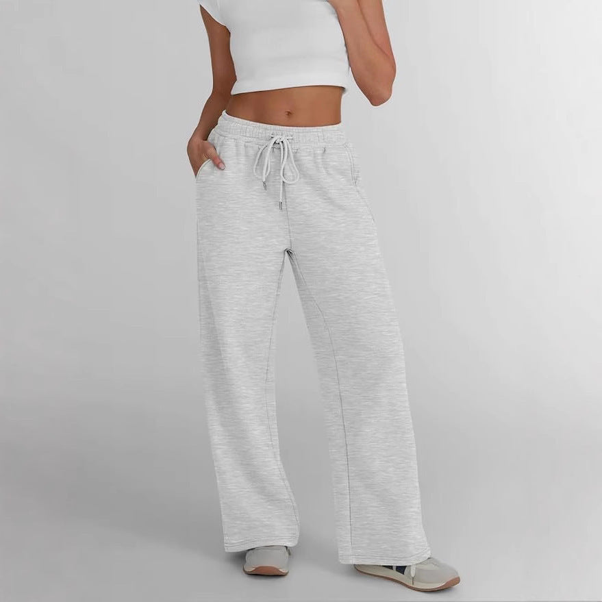Loose leisure pants for women with elastic waist Chic and Style