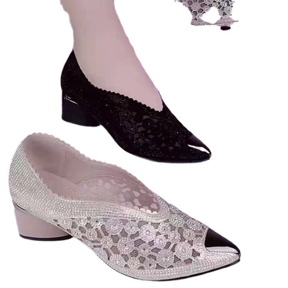 Dames escarpins à talons aiguilles ornés de cristaux Chic und Stil