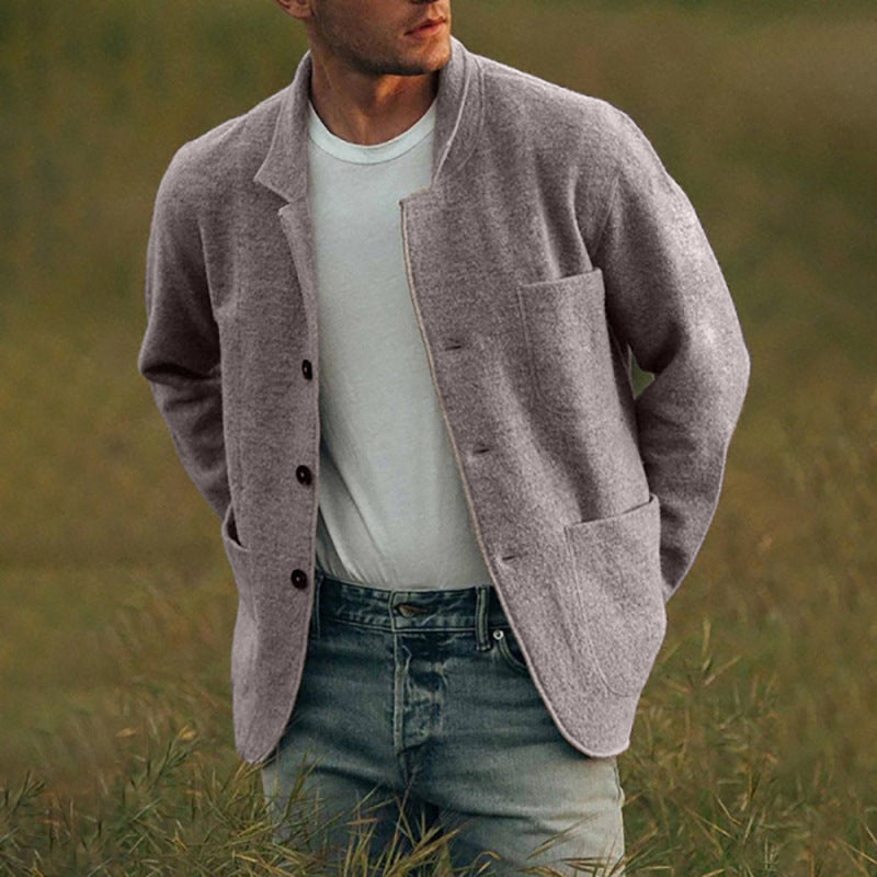 Cardigan pour hommes avec poches pratiques et coupe moderne Chic und Stil