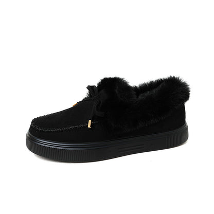 Baskets pour femmes avec col en fausse fourrure Chic und Stil