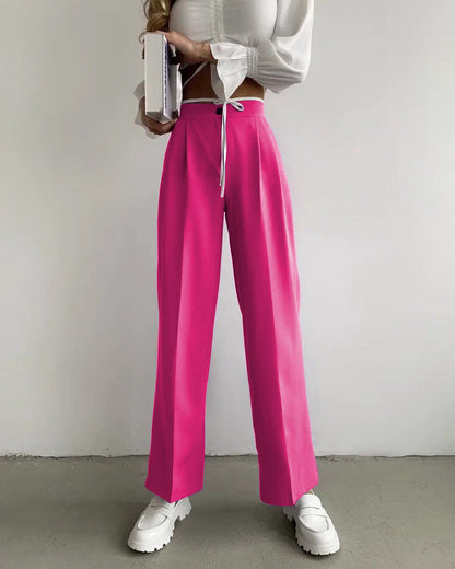 Wide Palazzo Pants for Women with an Elastic Waist and Convenient Pockets Chic and Style