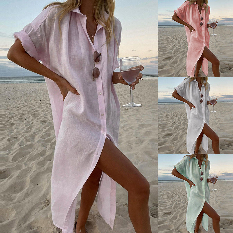Dames blouse de plage d'été Chic und Stil
