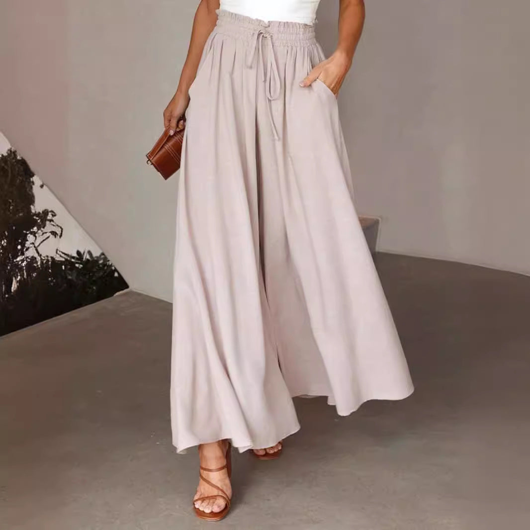 Women Wide Fluid Pants Chic and Style