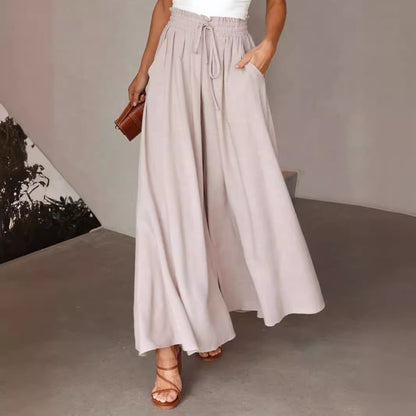 Women Wide Fluid Pants Chic and Style
