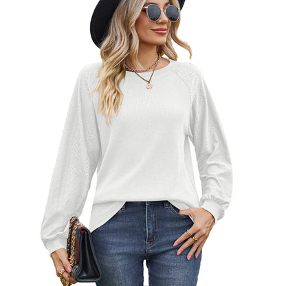 Pull décontracté pour femmes avec des détails en tricot à la mode Chic und Stil