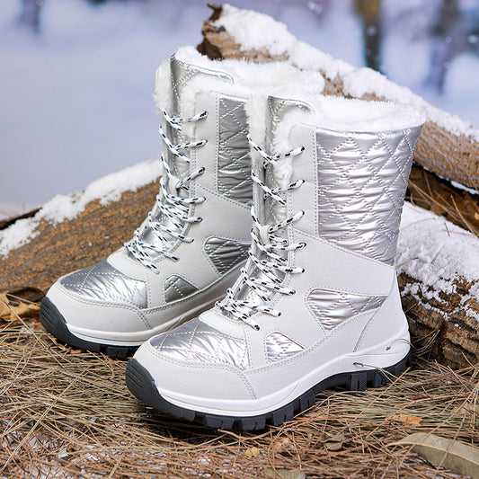 Bottes d'hiver pour femmes avec doublure isolante et semelle antidérapante Chic und Stil