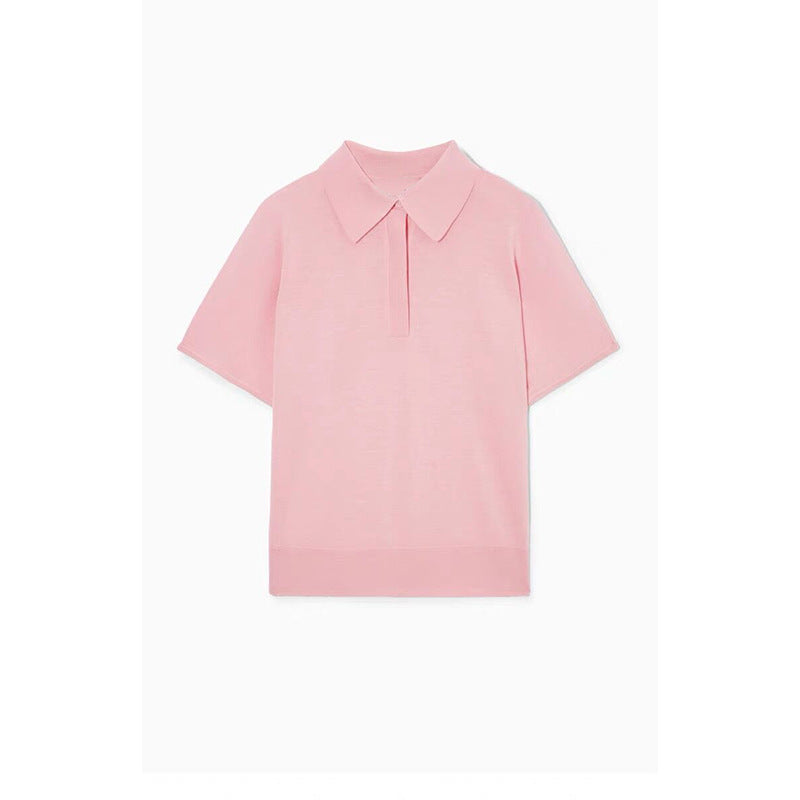 Chemise polo classique à manches courtes pour femmes Chic und Stil