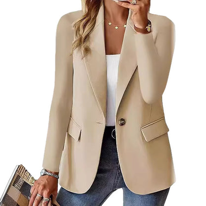 Dames Blazer élégant avec coupe cintrée et poches pratiques Chic und Stil