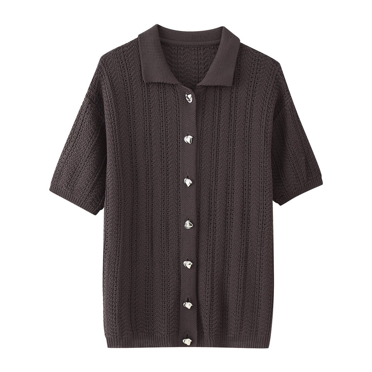 Wide knit palazzo pants for women with an elastic waistband and elegant structure Chic and Style