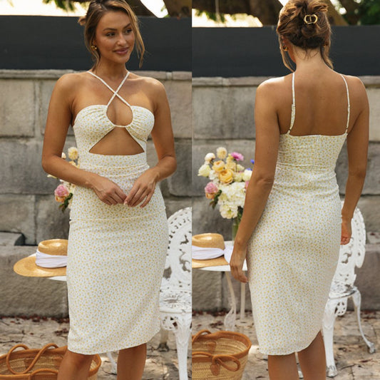 Robe de plage pour femmes avec découpes et bretelles délicates Chic & Stil