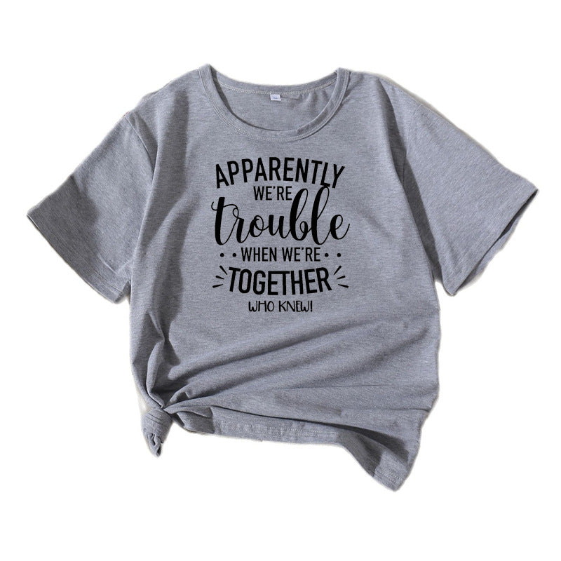 T-shirt graphique de loisirs pour femmes Chic und Stil 1751262403