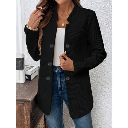 Blazer classique pour femmes avec un design structuré et des détails de bouton modernes Chic und Stil