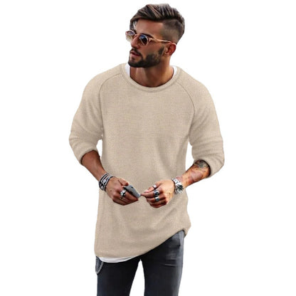 Pull décontracté pour hommes avec un motif tricot innovant Chic und Stil