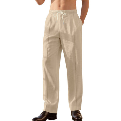 Men's elegant casual pants with adjustable waistband Chic and Style