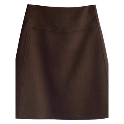 Jupe en laine A-line pour femme Chic und Stil