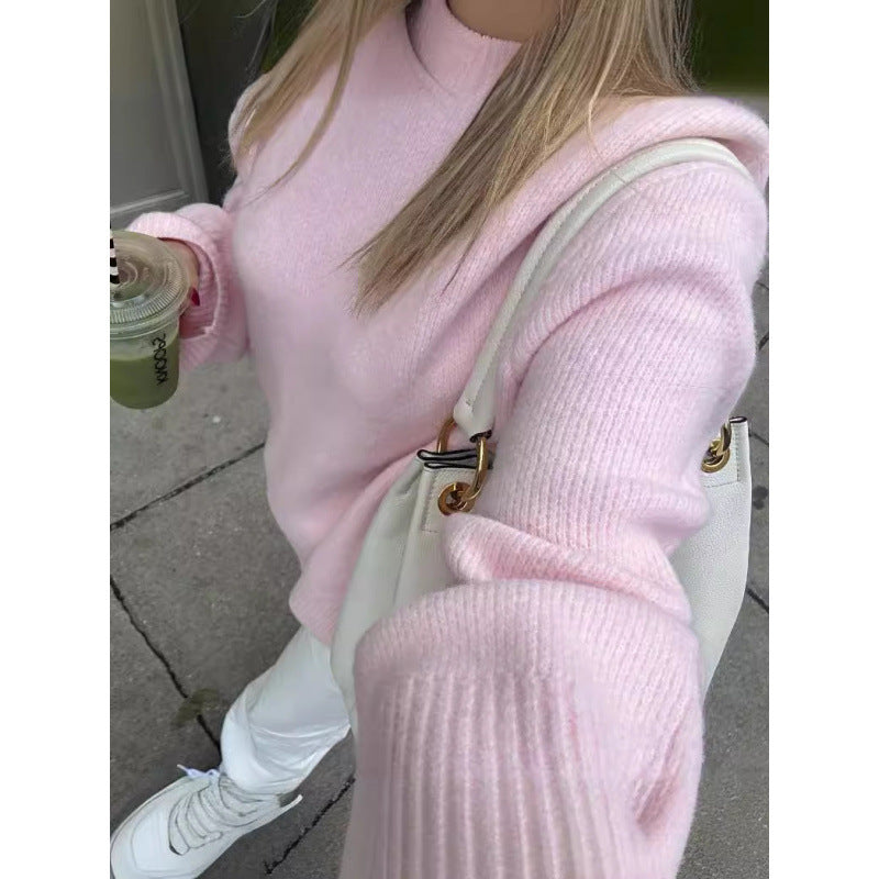 Pull en tricot surdimensionné confortable pour femmes Chic und Stil