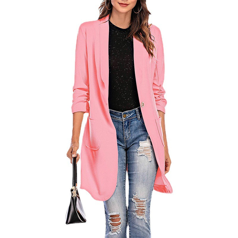 Blazer stretch pour femmes avec une coupe moderne et des poches Chic und Stil