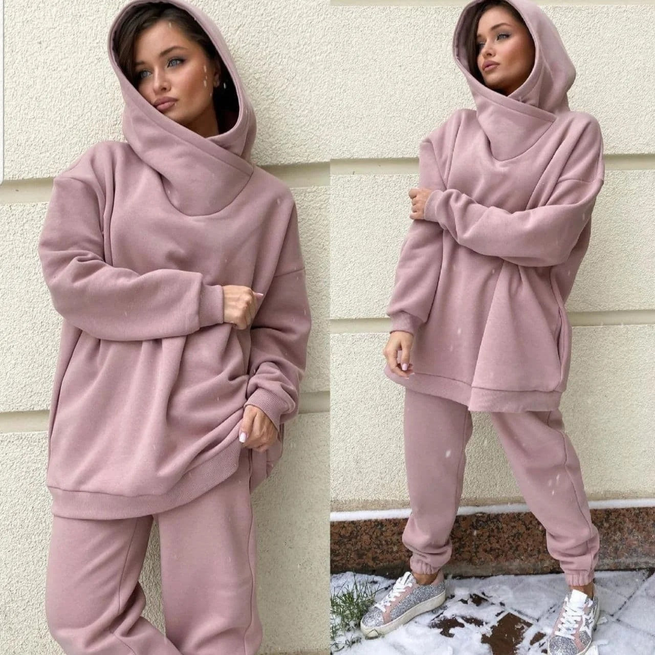 Casual hoodie set for women and comfortable jogger pants Chic and Style