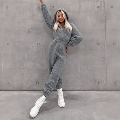 Dames combinaison en polaire douillette Chic und Stil