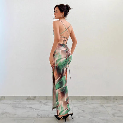 Robe Maxi Slip Femme Chic und Stil