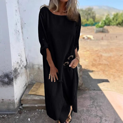 Robe de plage oversize pour femmes avec détails de boutons Chic und Stil