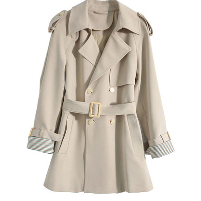 Manteau de pluie utilitaire à double boutonnage pour femmes Chic und Stil 1750846455