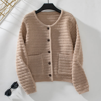 Veste en tricot pour femmes avec poches Chic und Stil