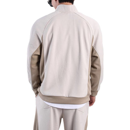 Functional pull for men with half-zip and breathable inserts Chic und Stil