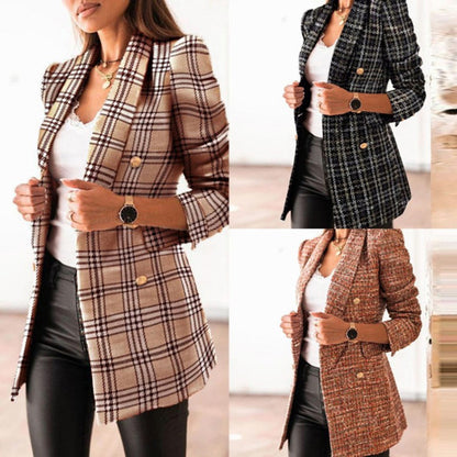 Dames blazer élégant avec un design structuré à la mode Chic und Stil