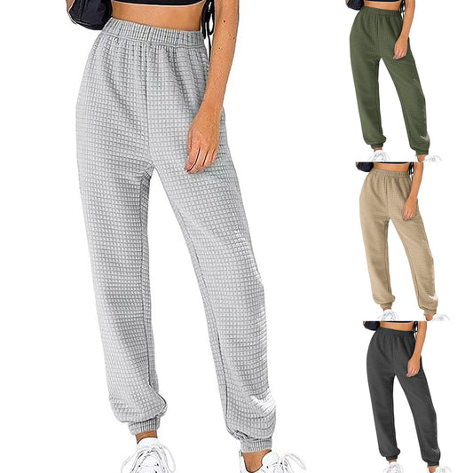 Pantalon de loisirs à structure gaufrée Chic und Stil pour femmes