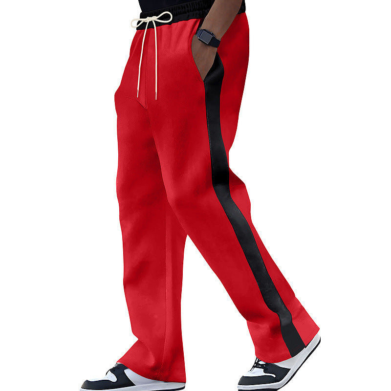 Men's sports pants with contrasting stripes Chic and Style