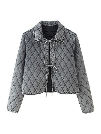 Chic and Style women's casual cut down jacket