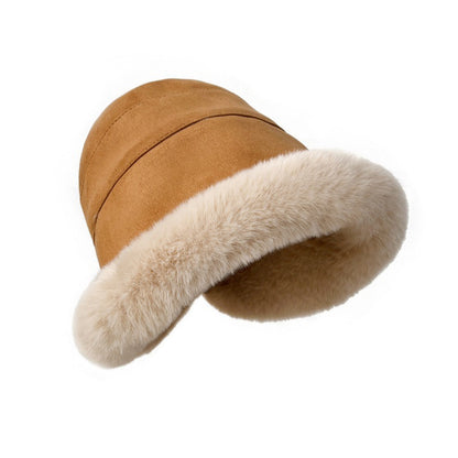 Dames Chaleureux et élégant bonnet en fourrure Chic und Stil