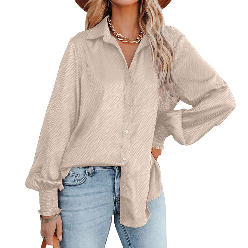 Blouse élégante pour femmes avec fronces et coupe décontractée Chic und Stil
