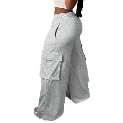 Palazzo style women's cargo pants Chic and Style