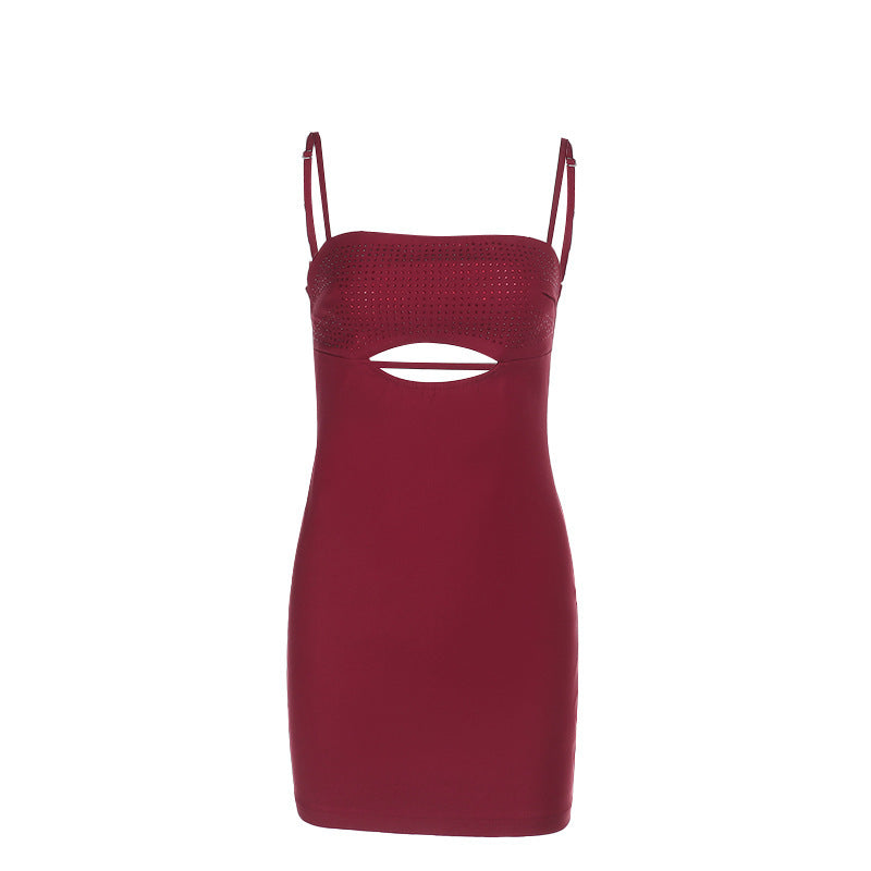 Robe mini bodycon à découpes Chic und Stil pour femmes