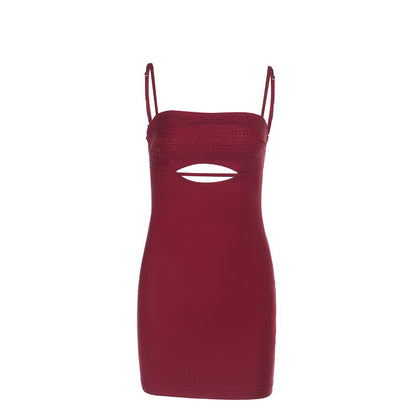 Robe mini bodycon à découpes Chic und Stil pour femmes