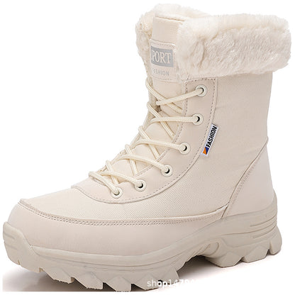 Bottes d'hiver thermo pour femmes avec doublure isolante et semelle antidérapante Chic und Stil