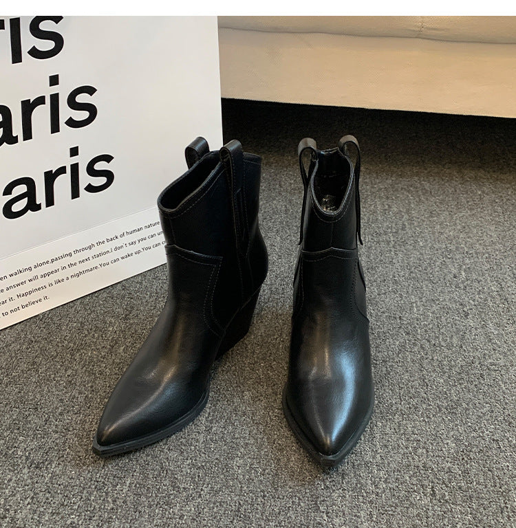 Bottines mode pour femmes au look élégant avec un bout pointu Chic und Stil
