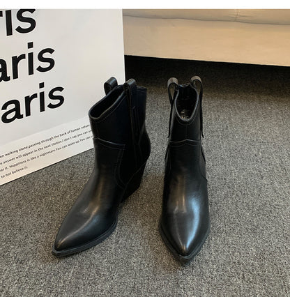 Bottines mode pour femmes au look élégant avec un bout pointu Chic und Stil