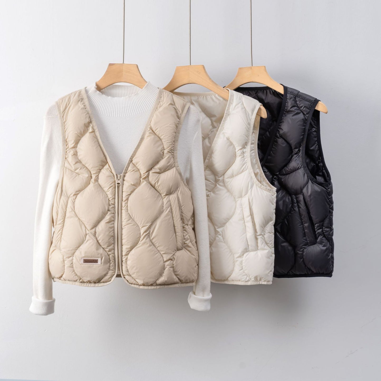 Dames gilet matelassé Chic und Stil