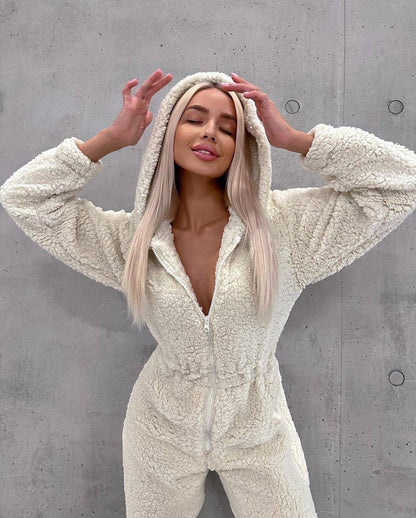 Dames combinaison en polaire douillette Chic und Stil