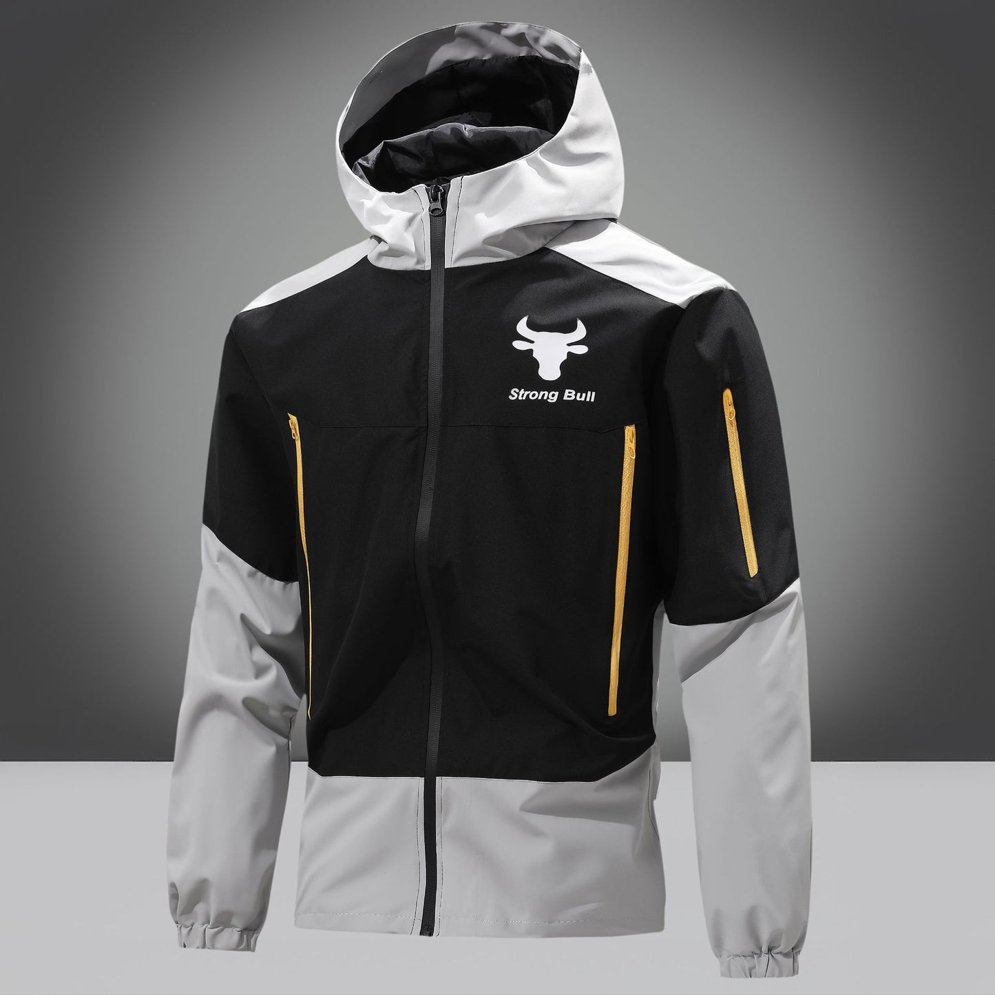 Functional jacket for men in breathable material with practical pockets Chic and Style