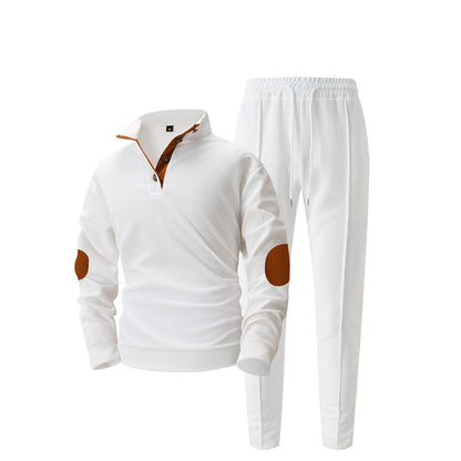 Sport leisure set for men with innovative cut and trendy knot details Chic and Style