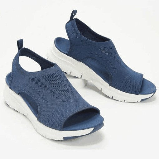Sandales ouvertes à orteils respirantes en tricot pour femmes Chic und Stil